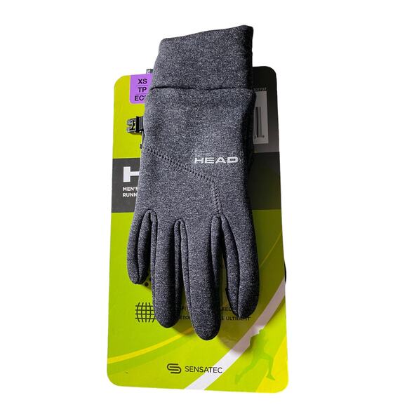 Head Touchscreen Sensate  Men’s Gloves Grey Extra Small New with tags - Picture 1 of 2